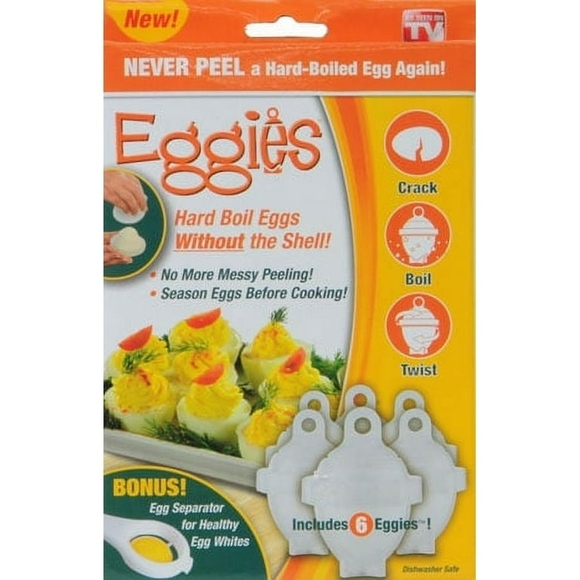 Eggies Hard Boiled Egg Maker - White - Picture 2 of 3